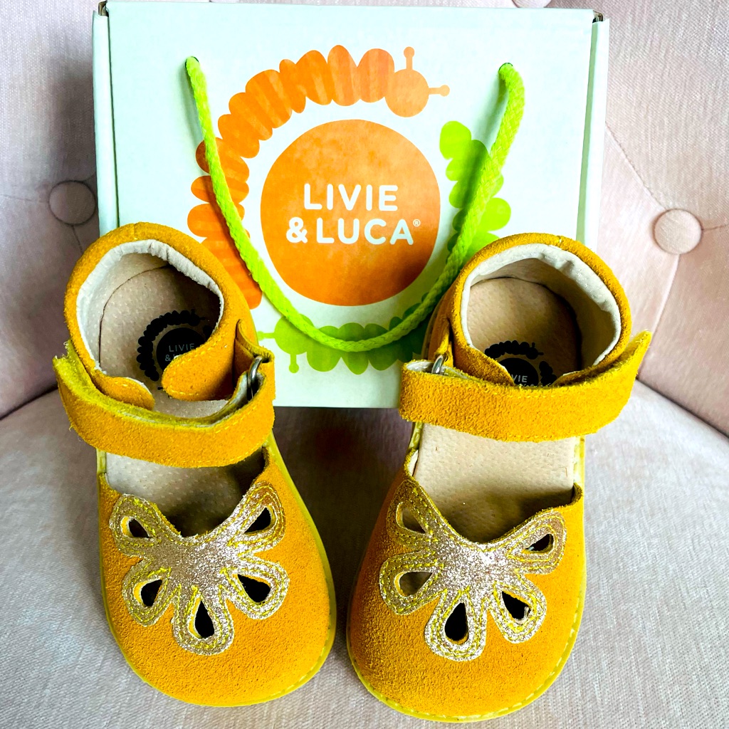 Livie & Luca Suede Petal Shoe Marigold Size 7